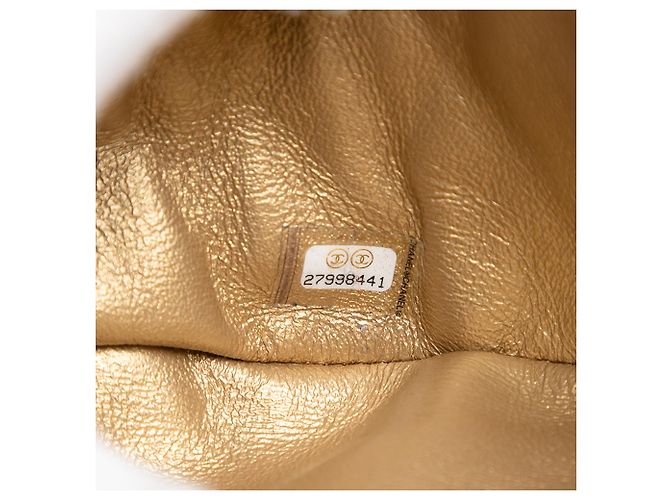 Chanel Weiße gesteppte Lammleder All About Chains Bauchtasche - Ansicht 6