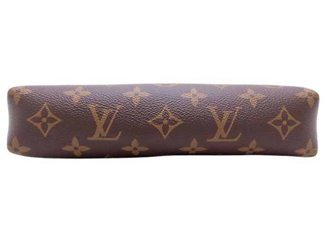 Clutch Pallas Monogram Marrone Louis Vuitton - vista 3