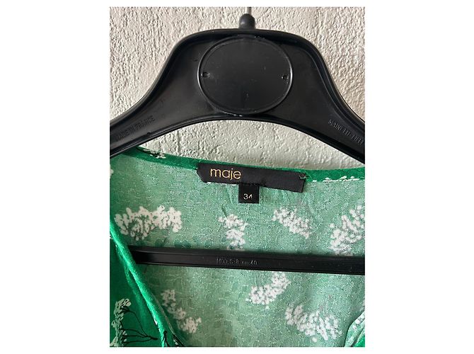 Maje Tuta verde con stampa floreale - vista 3