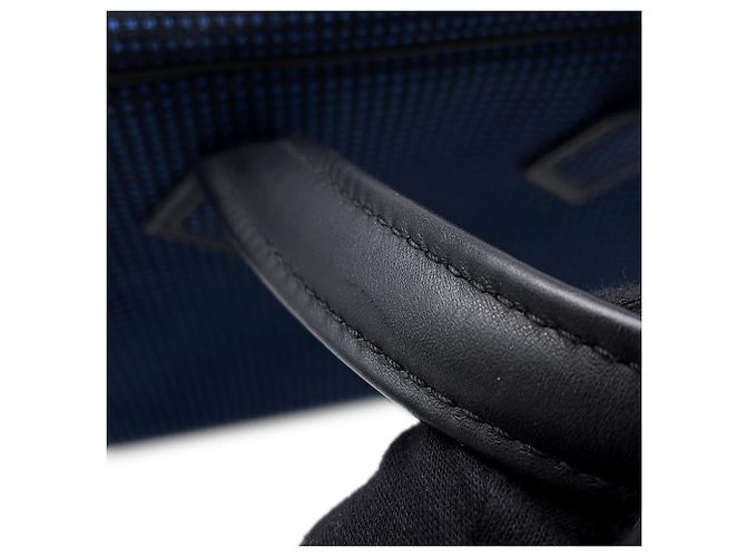 Borsa a mano mini Fourre-Tout Victoria 3 di Hermès Nero Blu - vista 12