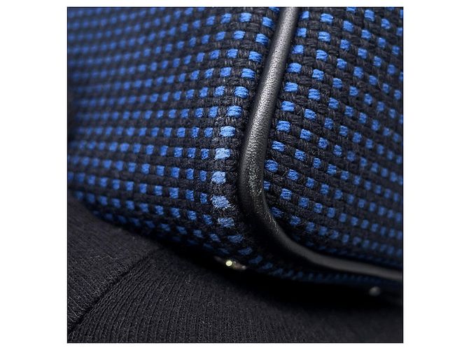 Borsa a mano mini Fourre-Tout Victoria 3 di Hermès Nero Blu - vista 9