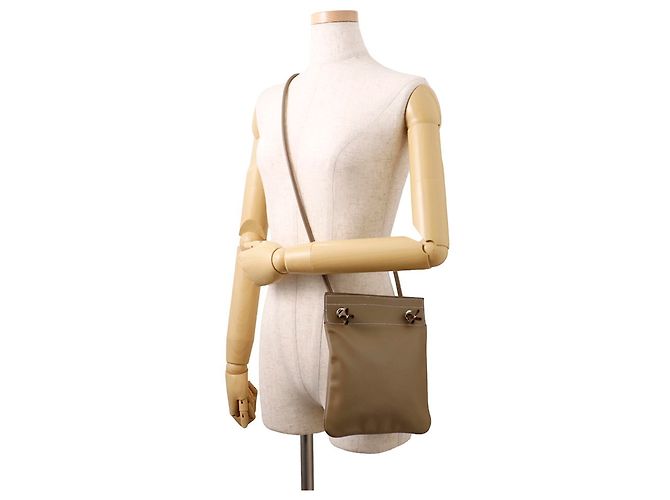 Borsa a Spalla Aline Mini in Grigio Etoupe di Hermès Taupe - vista 4
