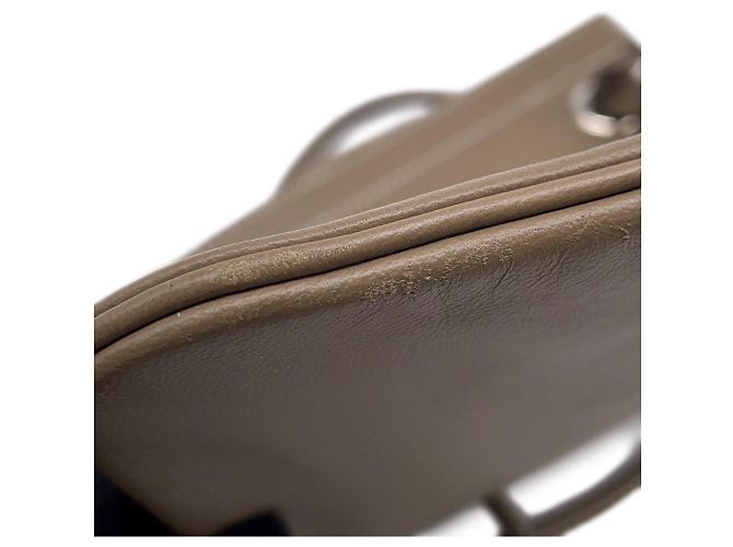 Borsa a Spalla Aline Mini in Grigio Etoupe di Hermès Taupe - vista 7