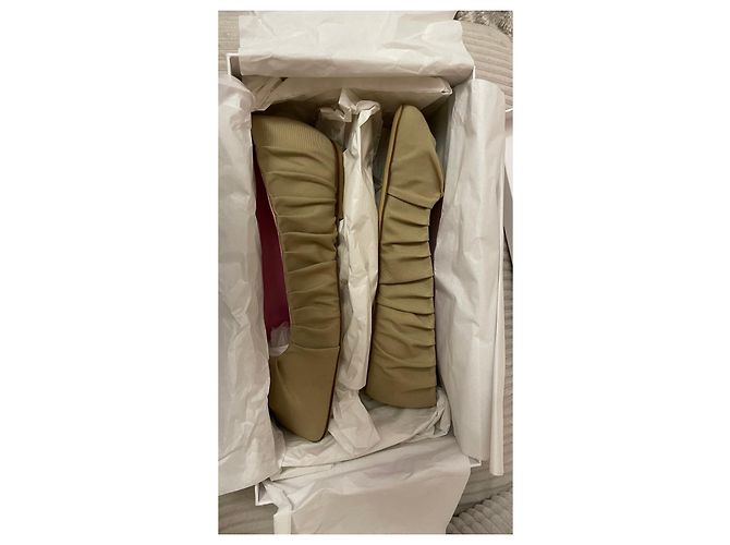 Bailarinas Balmain de lona beige - vista 10