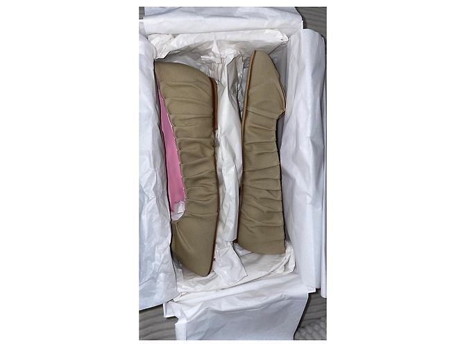 Bailarinas Balmain de lona beige - vista 11