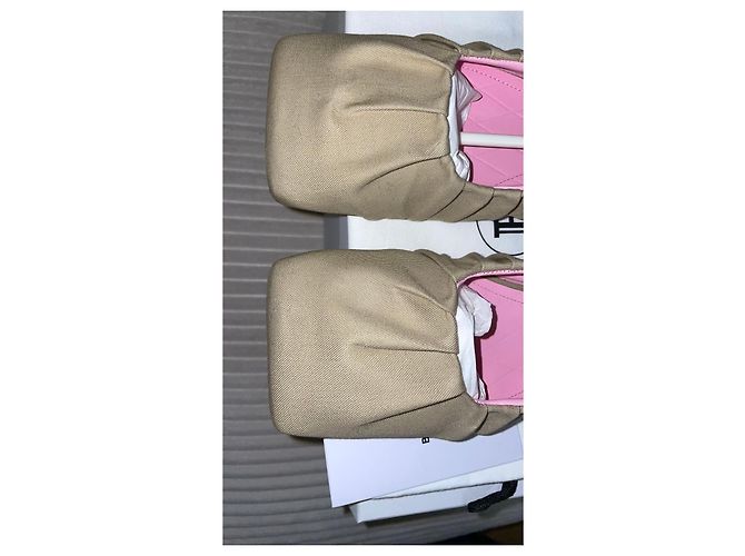 Bailarinas Balmain de lona beige - vista 9