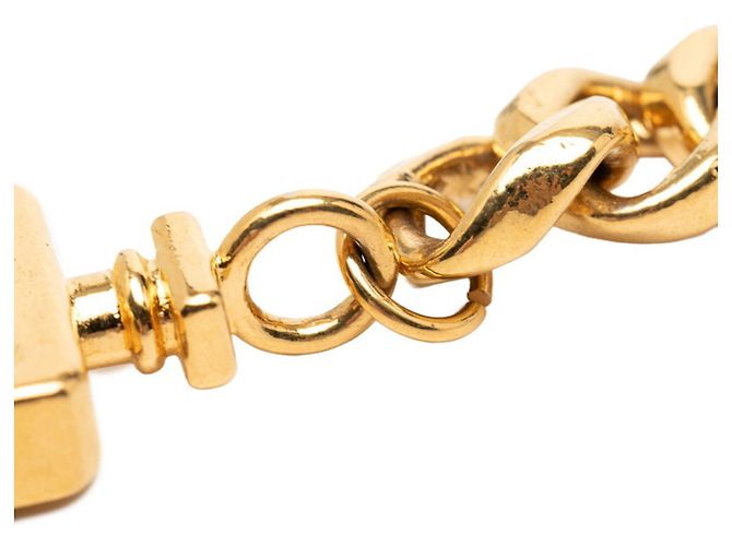 Timeless Chanel Vintage Goldene Kette Gürtel - Ansicht 2