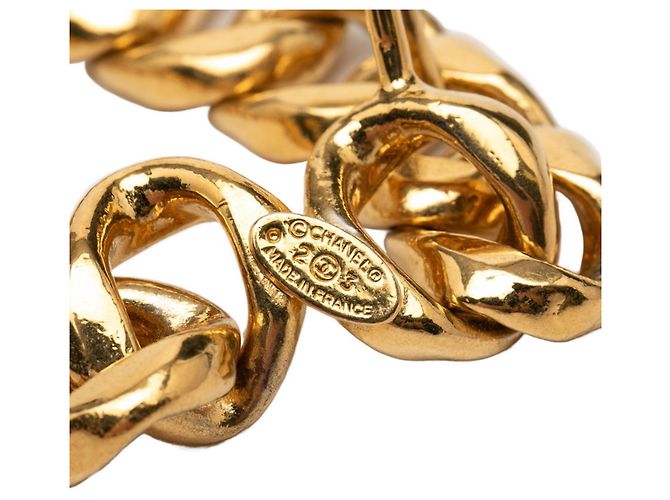 Timeless Chanel Vintage Goldene Kette Gürtel - Ansicht 4