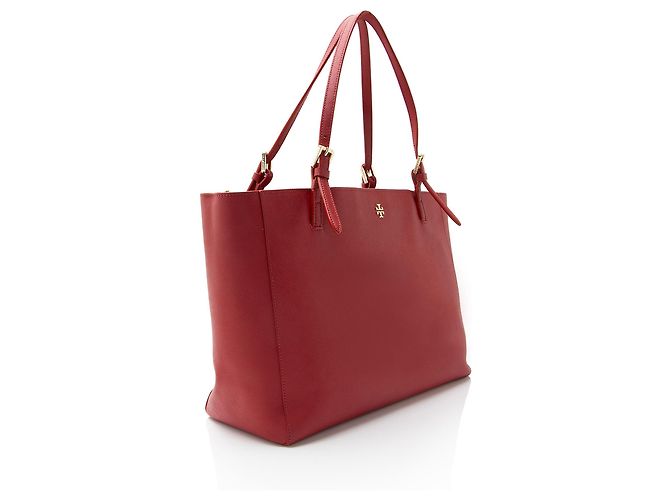 Tory Burch Leder York Tote Rot - Ansicht 2