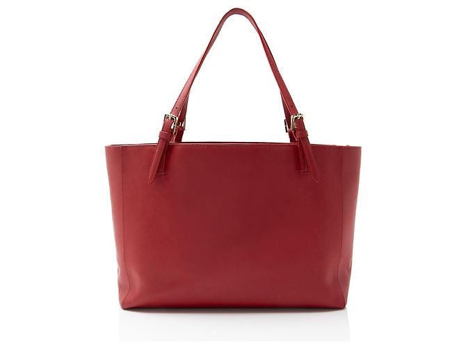 Tory Burch Leder York Tote Rot - Ansicht 3