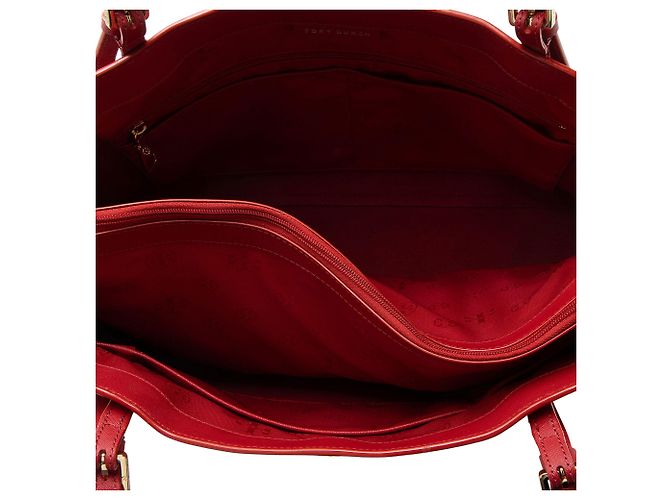 Tory Burch Leder York Tote Rot - Ansicht 6