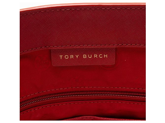 Tory Burch Leder York Tote Rot - Ansicht 7