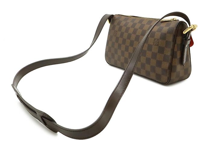Borsa a Spalla Louis Vuitton Damier Ravello GM Marrone - vista 2