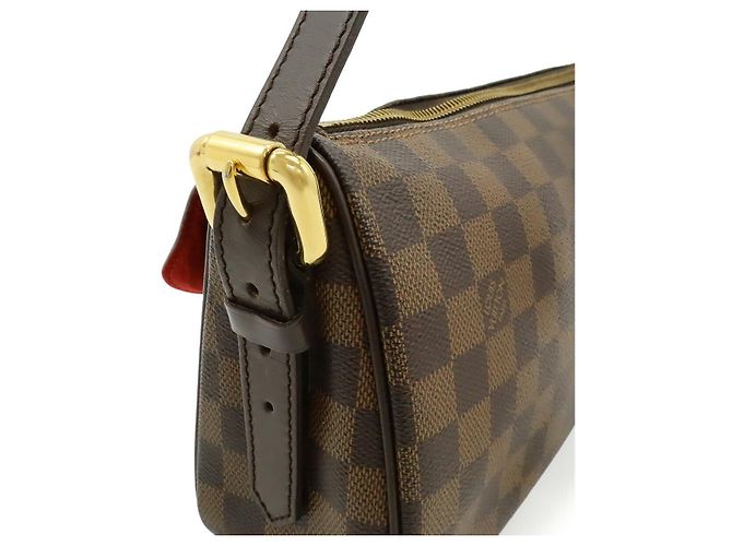 Borsa a Spalla Louis Vuitton Damier Ravello GM Marrone - vista 4