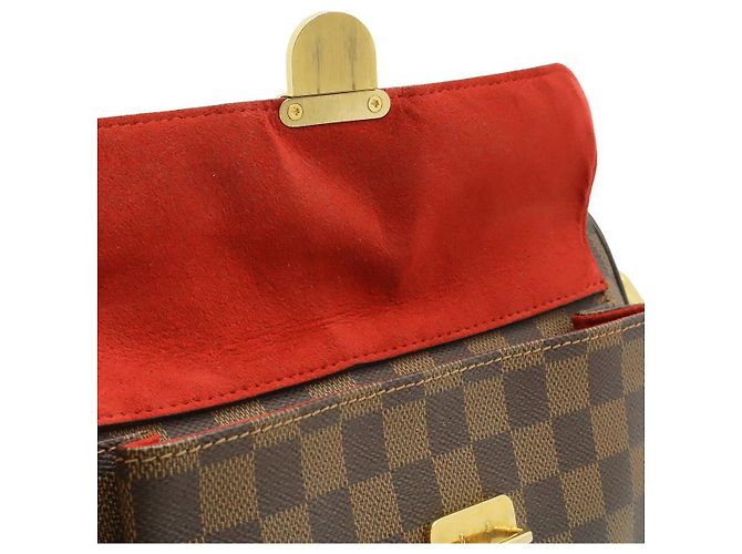 Borsa a Spalla Louis Vuitton Damier Ravello GM Marrone - vista 8