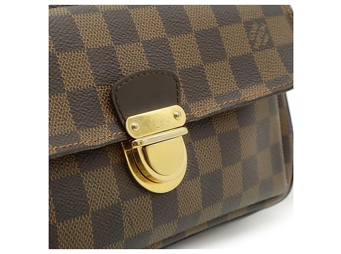 Borsa a Spalla Louis Vuitton Damier Ravello GM Marrone - vista 9