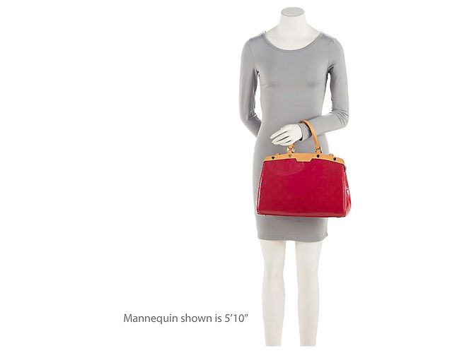 Louis Vuitton Monogram Vernis Brea MM Handtasche Rot - Ansicht 5