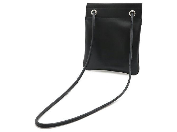 Borsa a Spalla in Pelle Aline Mini Hermès Nera Nero - vista 2