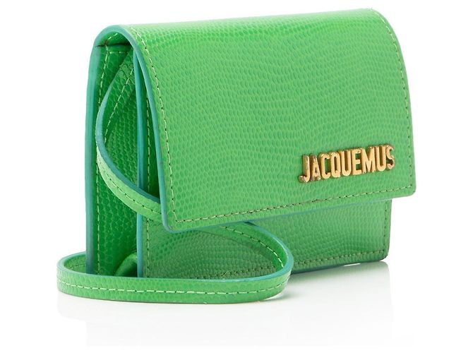 Borsa a tracolla in pelle Le Bello di Jacquemus Verde - vista 2