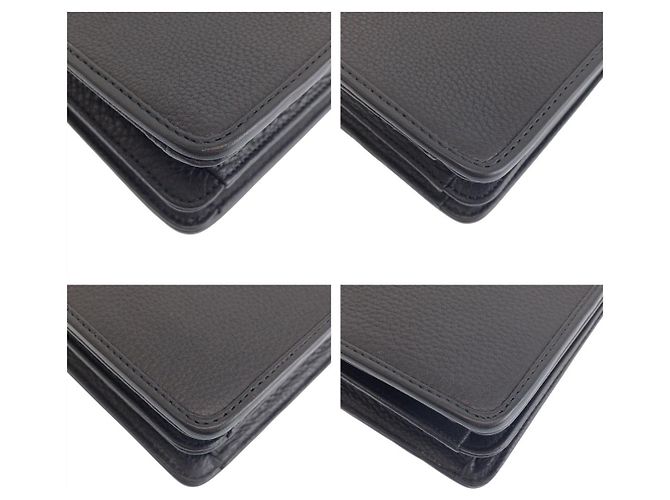 Pochette en cuir Sunburst de Versace Noir - vue 3