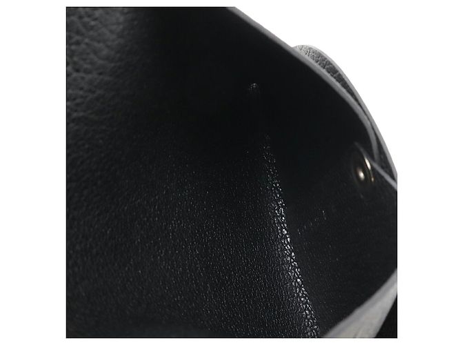 Monedero Bastia de cabra negra de Hermès Negro - vista 5