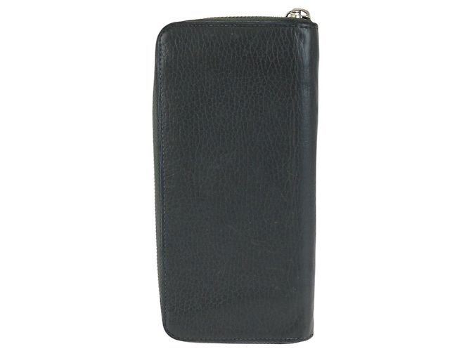Louis Vuitton Leather Zippy Wallet Vertical Black - view 2