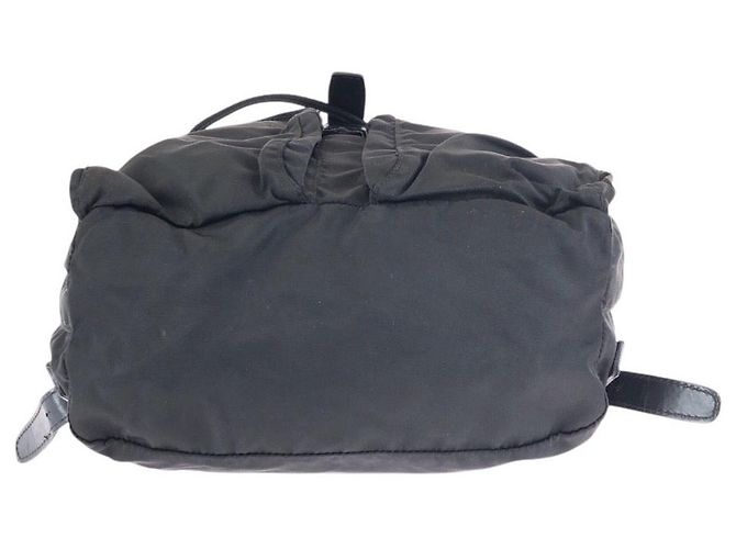Prada Nylon Tessuto Logo Rucksack Schwarz - Ansicht 10