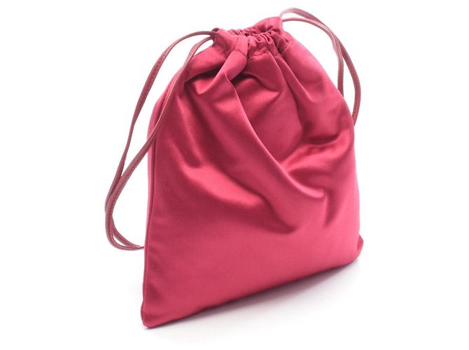 Pochette in seta e pelle Miu Miu - vista 4