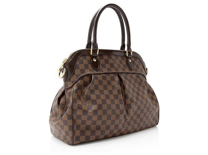 Louis Vuitton Damier Ebene Trevi GM Handtasche Braun - Ansicht 2
