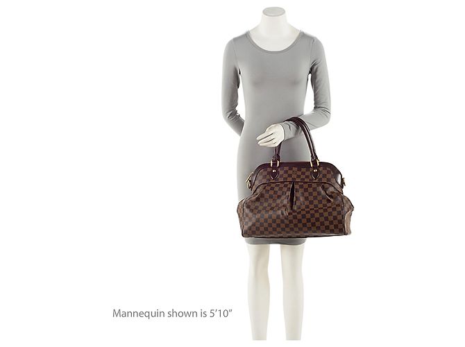 Louis Vuitton Damier Ebene Trevi GM Handtasche Braun - Ansicht 5