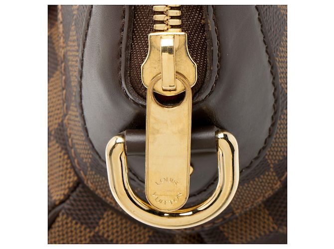 Louis Vuitton Damier Ebene Trevi GM Handtasche Braun - Ansicht 9