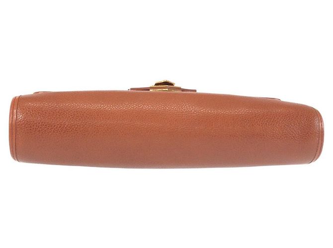 Borsa a Spalla in Pelle Yves Saint Laurent Marrone - vista 10