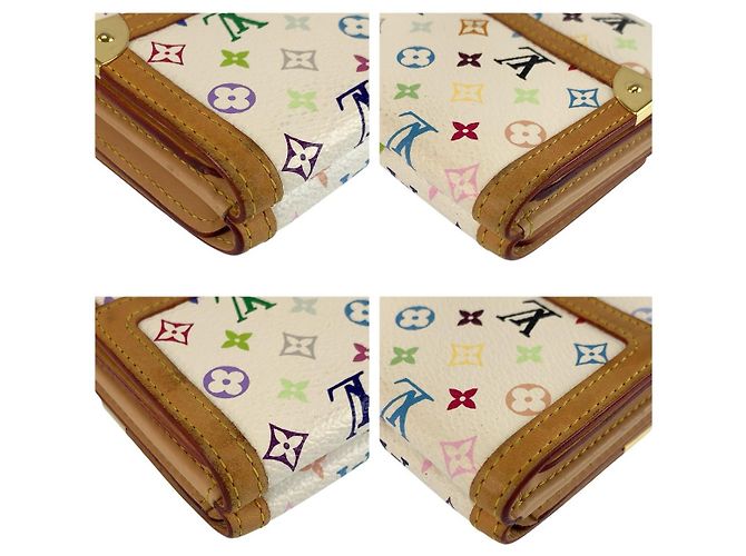 Louis Vuitton Multicolor Kompaktgeldbörse Weiß - Ansicht 5