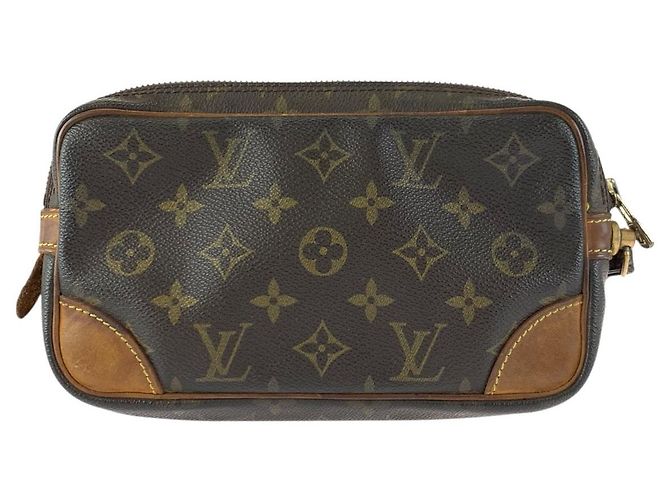 Clutch Monogram Louis Vuitton Marrone - vista 2