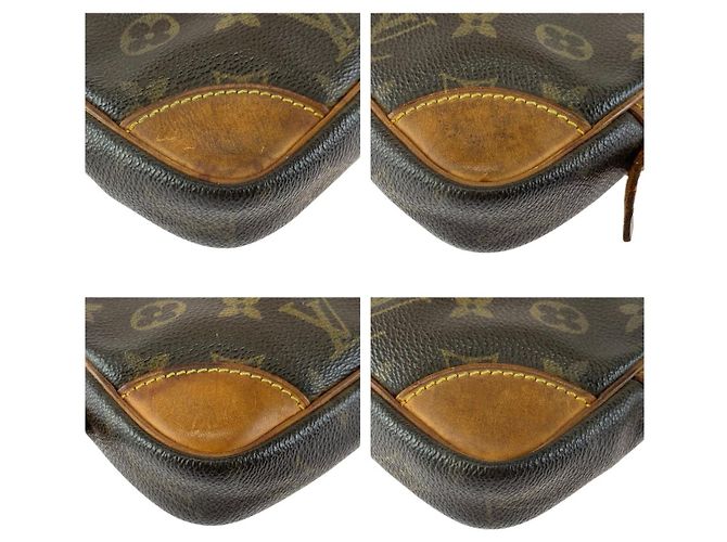 Clutch Monogram Louis Vuitton Marrone - vista 4