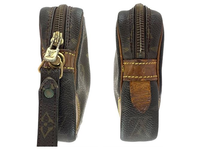 Clutch Monogram Louis Vuitton Marrone - vista 6