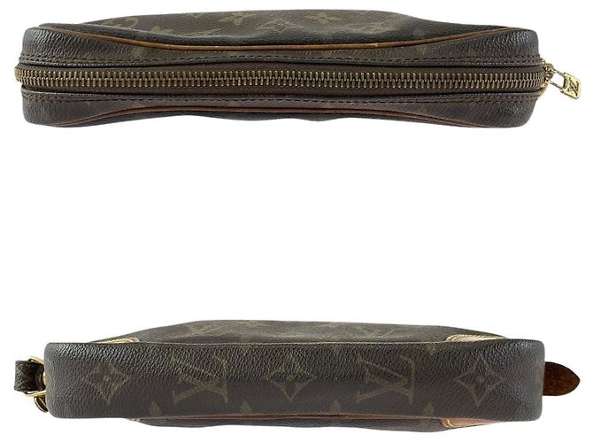 Clutch Monogram Louis Vuitton Marrone - vista 8