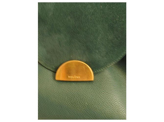 Borsa Polène n° 1 Verde scuro - vista 3
