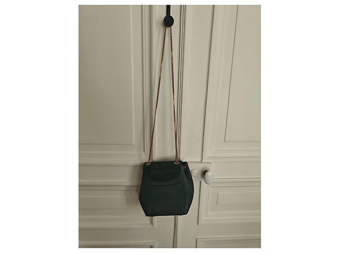 Borsa Polène n° 1 Verde scuro - vista 5