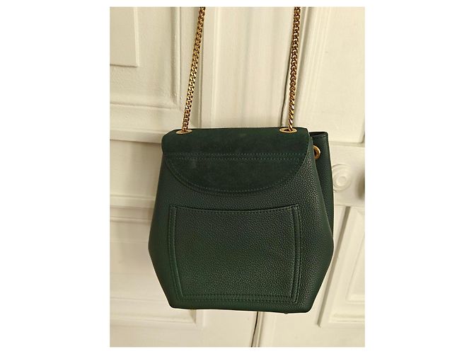 Borsa Polène n° 1 Verde scuro - vista 6