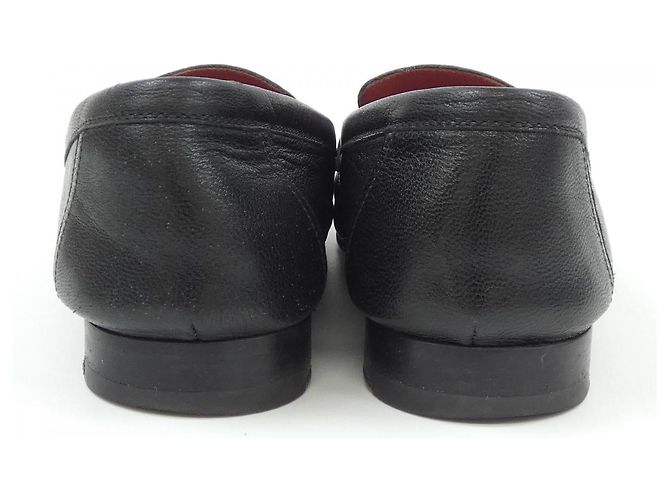 Hermès Hermes Lederschuhe Schwarz - Ansicht 5