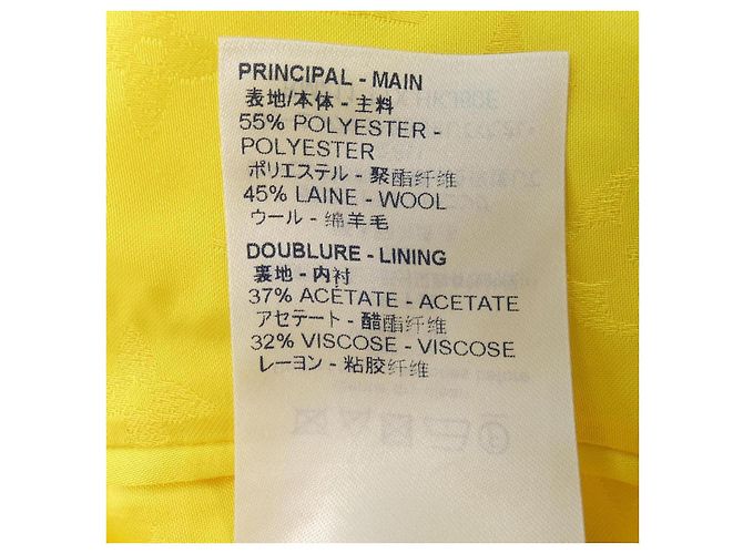 Chaqueta Louis Vuitton Amarillo - vista 3