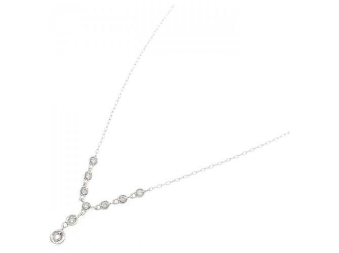 Autre Marque Collana di diamanti in oro bianco Au750 Argento - vista 2