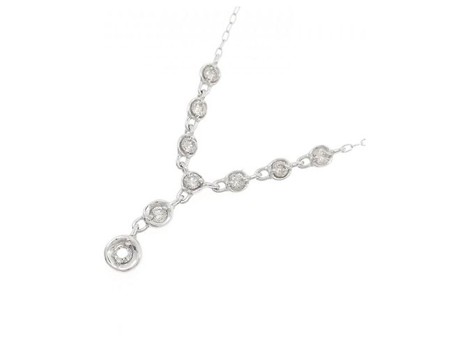 Autre Marque Collana di diamanti in oro bianco Au750 Argento - vista 3