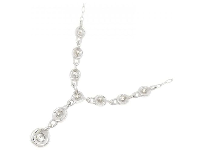 Autre Marque Collana di diamanti in oro bianco Au750 Argento - vista 4