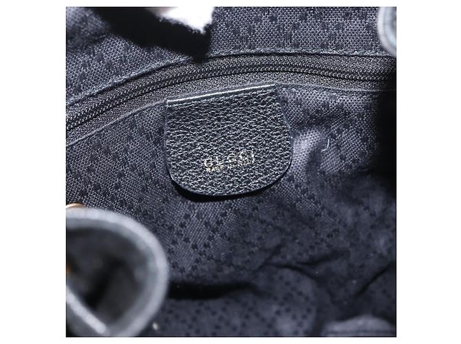 Gucci Gucci bamboo daim mini Nero - vista 6