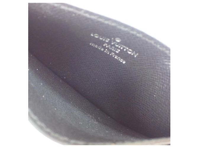 Kartenetui Monogram Macassar Louis Vuitton Braun Schwarz - Ansicht 4