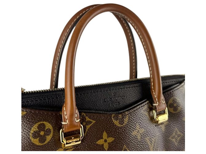Bolso de mano Pallas BB Monogram Louis Vuitton Castaño Negro Monograma - vista 10