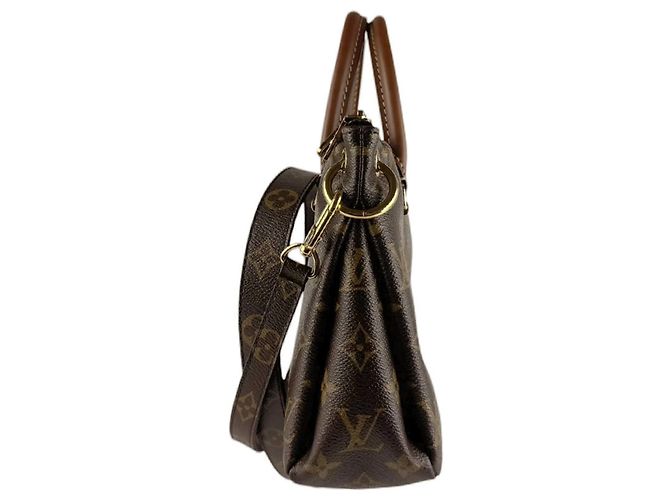 Bolso de mano Pallas BB Monogram Louis Vuitton Castaño Negro Monograma - vista 2