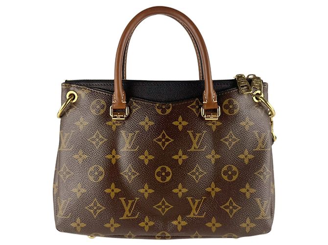 Bolso de mano Pallas BB Monogram Louis Vuitton Castaño Negro Monograma - vista 3